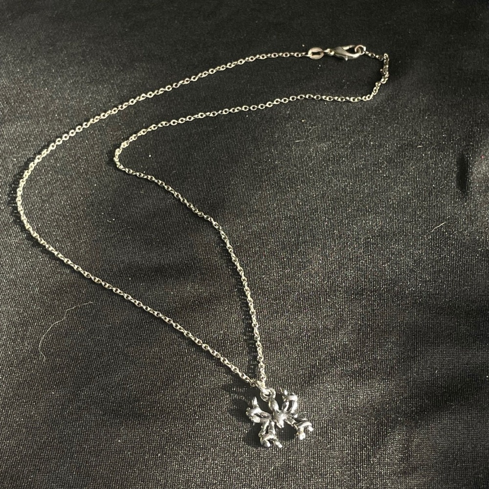 Sterling Silver .925 Spider Pendant Necklace